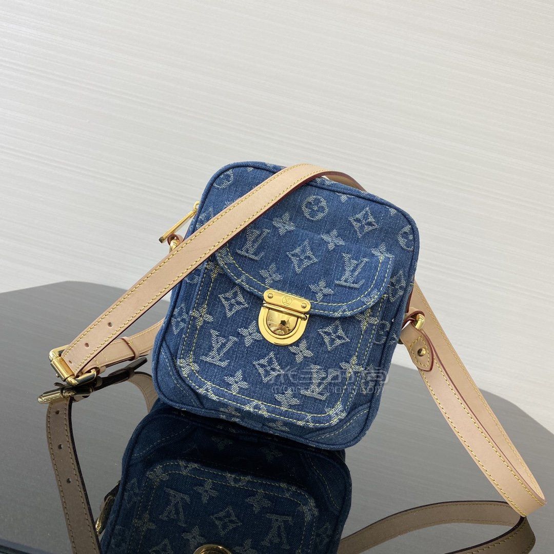 lv牛仔相机包牛仔布限量相机包图片价格