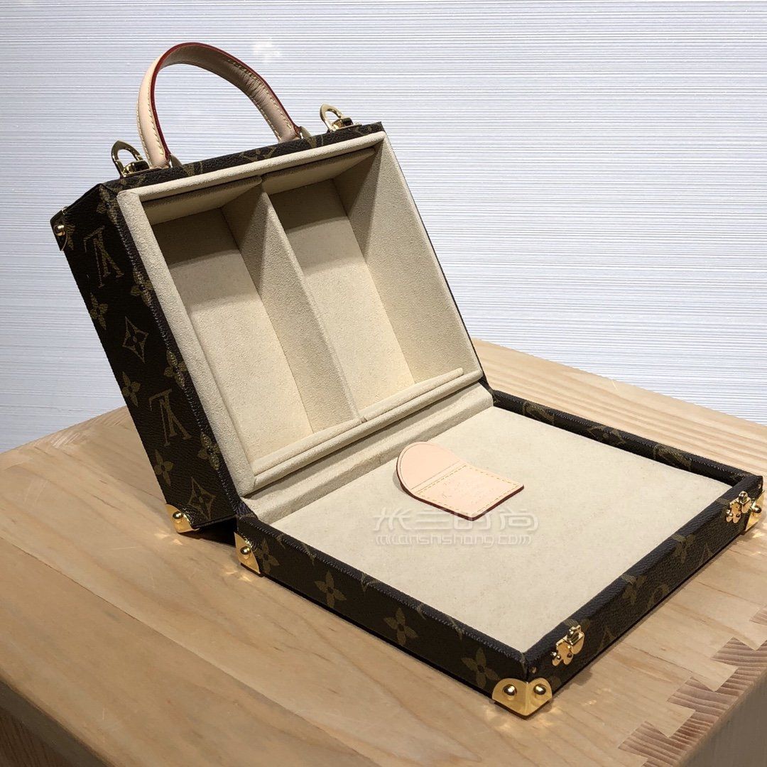 lv村上隆彩绘系列路易威登限量花人熊猫珠宝箱盒子图片真假价格