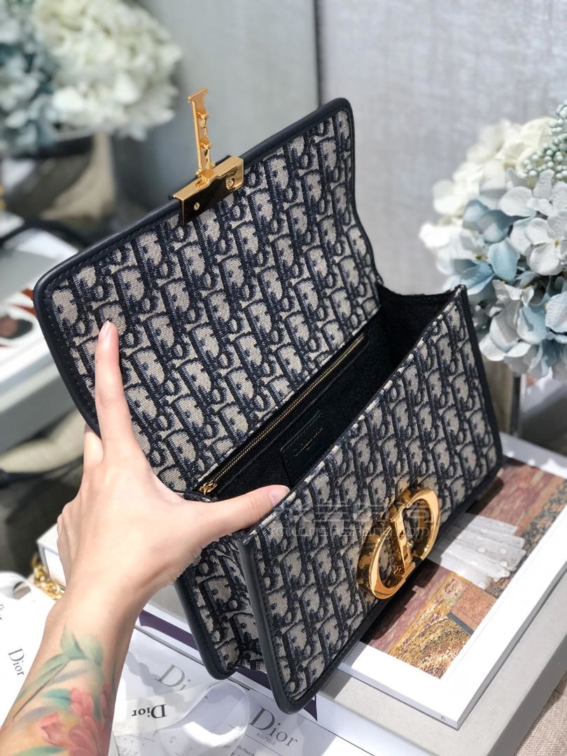 迪奥蒙田包dior30montaigne中号金属链条单肩包女士斜背包