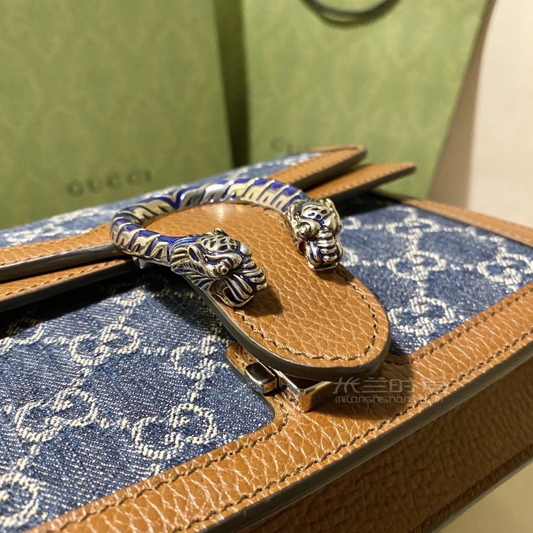 【gucci牛仔酒神包】gg牛仔酒神小号20cm的细节咔嚓-图片-多少钱