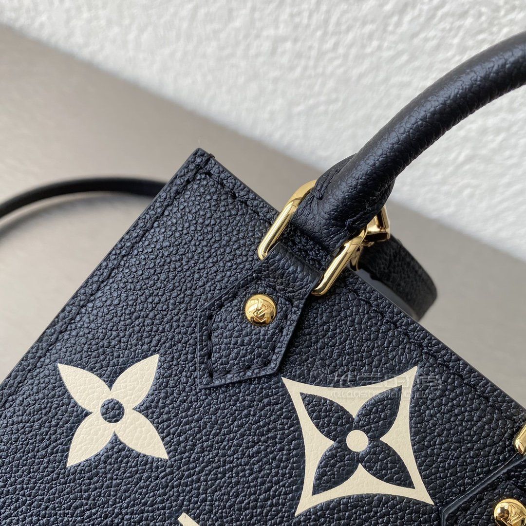 lv琴谱包petitsacplat琴谱包minitote黑白牛皮压花m57937