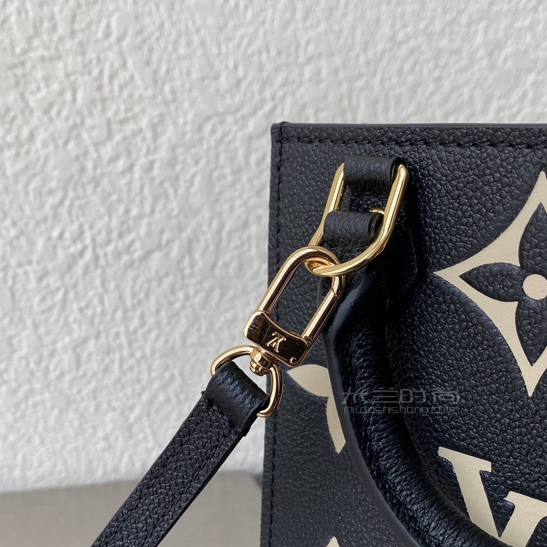 lv琴谱包petitsacplat琴谱包minitote黑白牛皮压花m57937