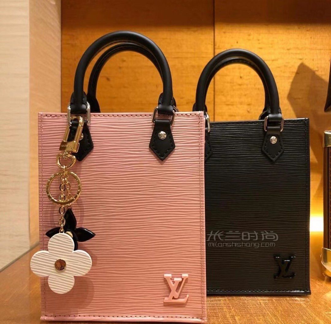 lv琴谱包petitsacplatmini琴谱包风琴包m57097粉色水波纹小牛皮