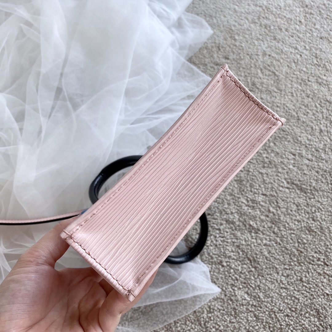 lv琴谱包petitsacplatmini琴谱包风琴包m57097粉色水波纹小牛皮