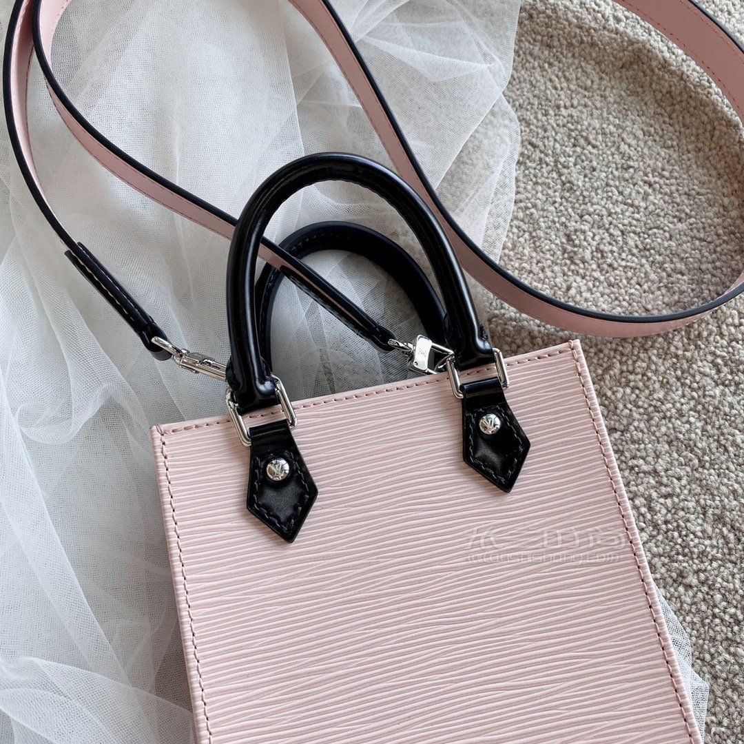 lv琴谱包petitsacplatmini琴谱包风琴包m57097粉色水波纹小牛皮