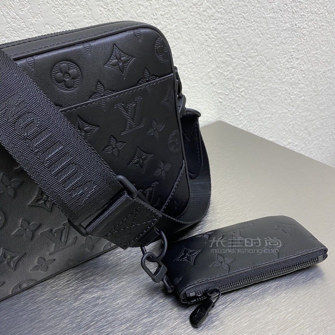 【lv邮差包】男士二合一邮差包 2021新款duo邮差包 牛皮压花m69827_5