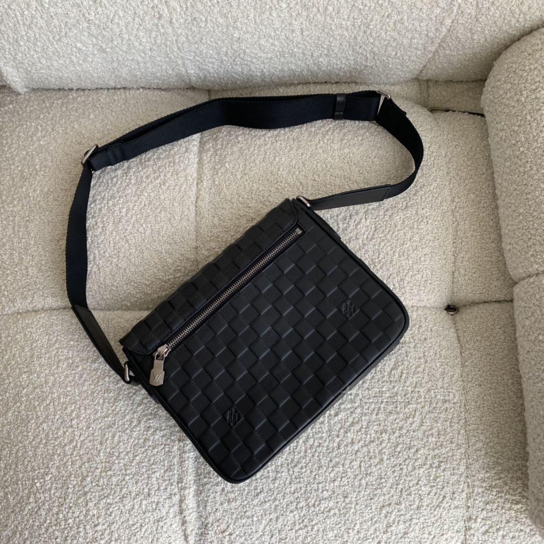 lv路易威登2022新款男士district 小号邮差包公文包单肩包n41034_7