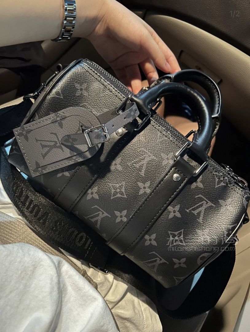 lv路易威登 keepall bandoulière 25手袋 老花印花男包m46271_10