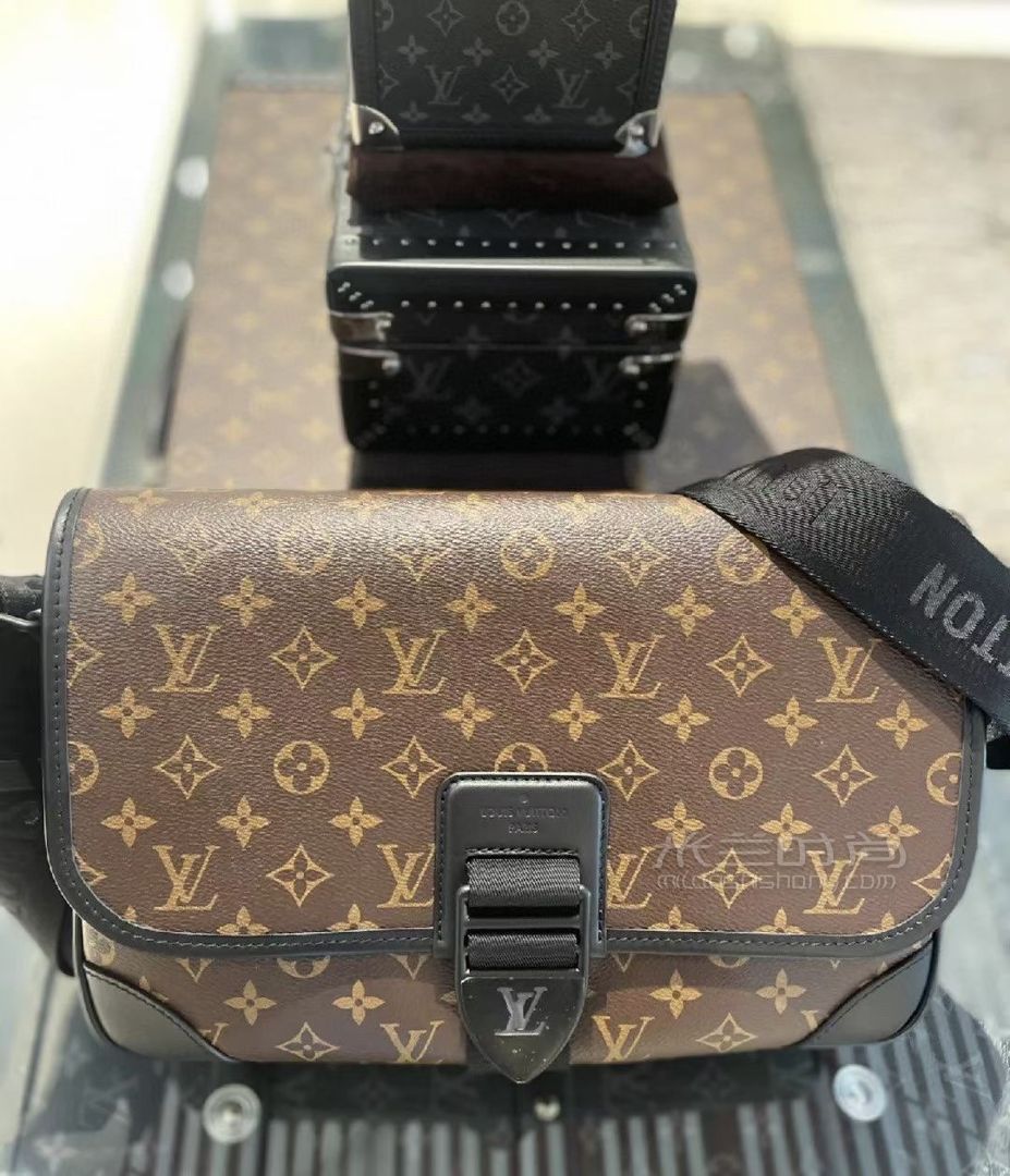 lv路易威登男款邮差包 archy 2022新款 中号经典老花邮差包m46328_8