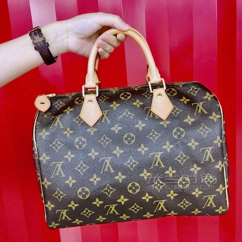 人生中第一支奢侈品包包分享 LV Speedy30 Louis Vuitton 奢侈品包包 (2)