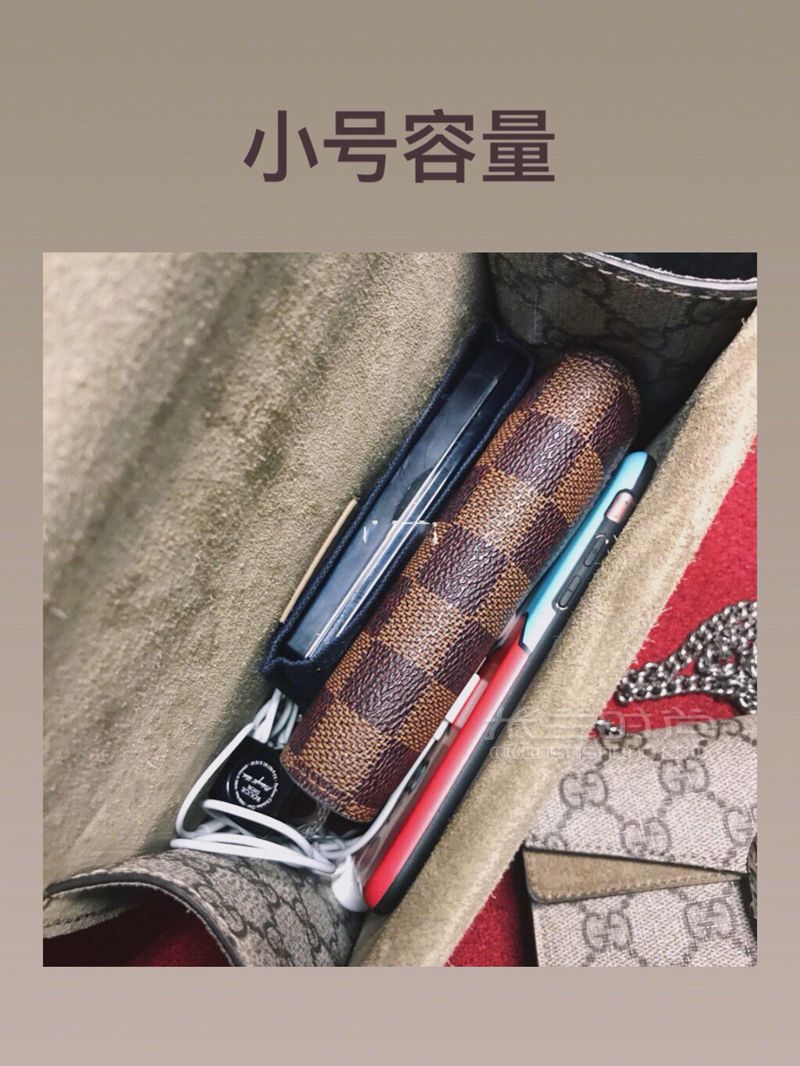 Gucci酒神小号（mini） supermini 对比 (2)