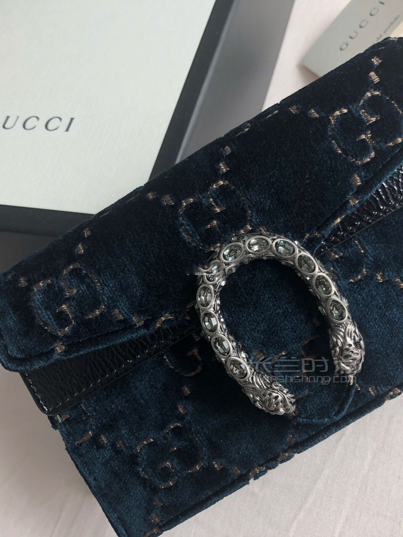 BlingBling的Gucci酒神闪的发光的Gucci mini包 (2)