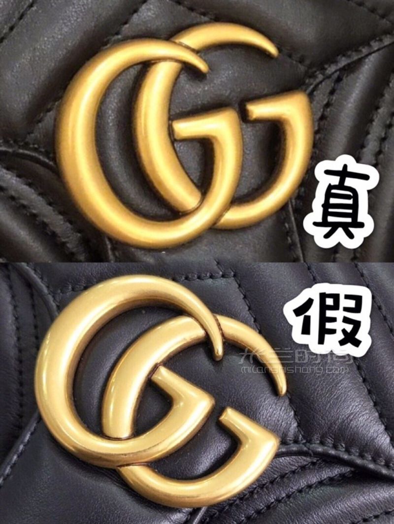 古驰Gucci Marmont链条包 鉴定篇 教你十秒辨真假 (1)