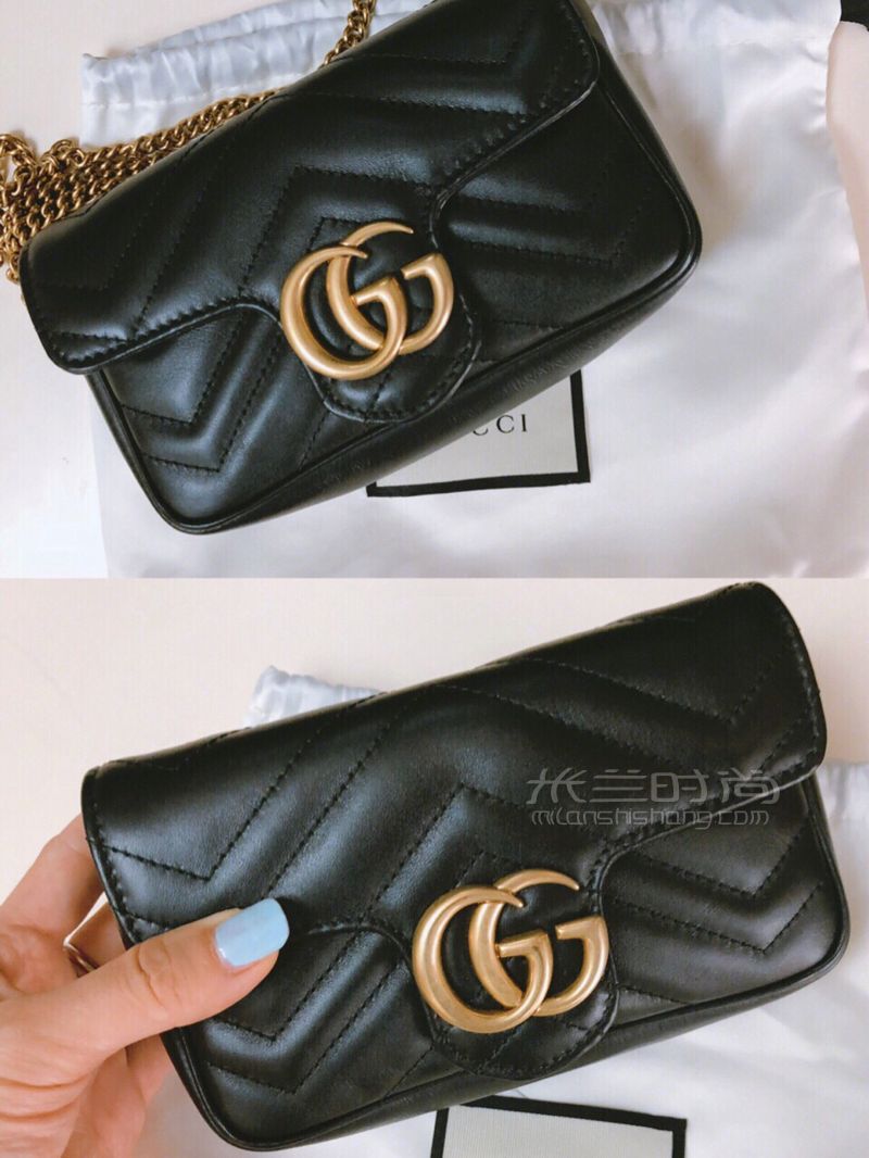 gucci marmont super mini初级入门款小包包 (2)