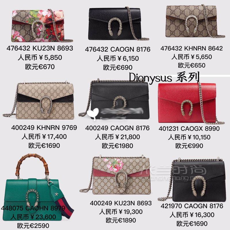 Gucc七大系列经典包（附国内／意大利价格） Gucci源于意大利的时装奢饰品牌 (7)