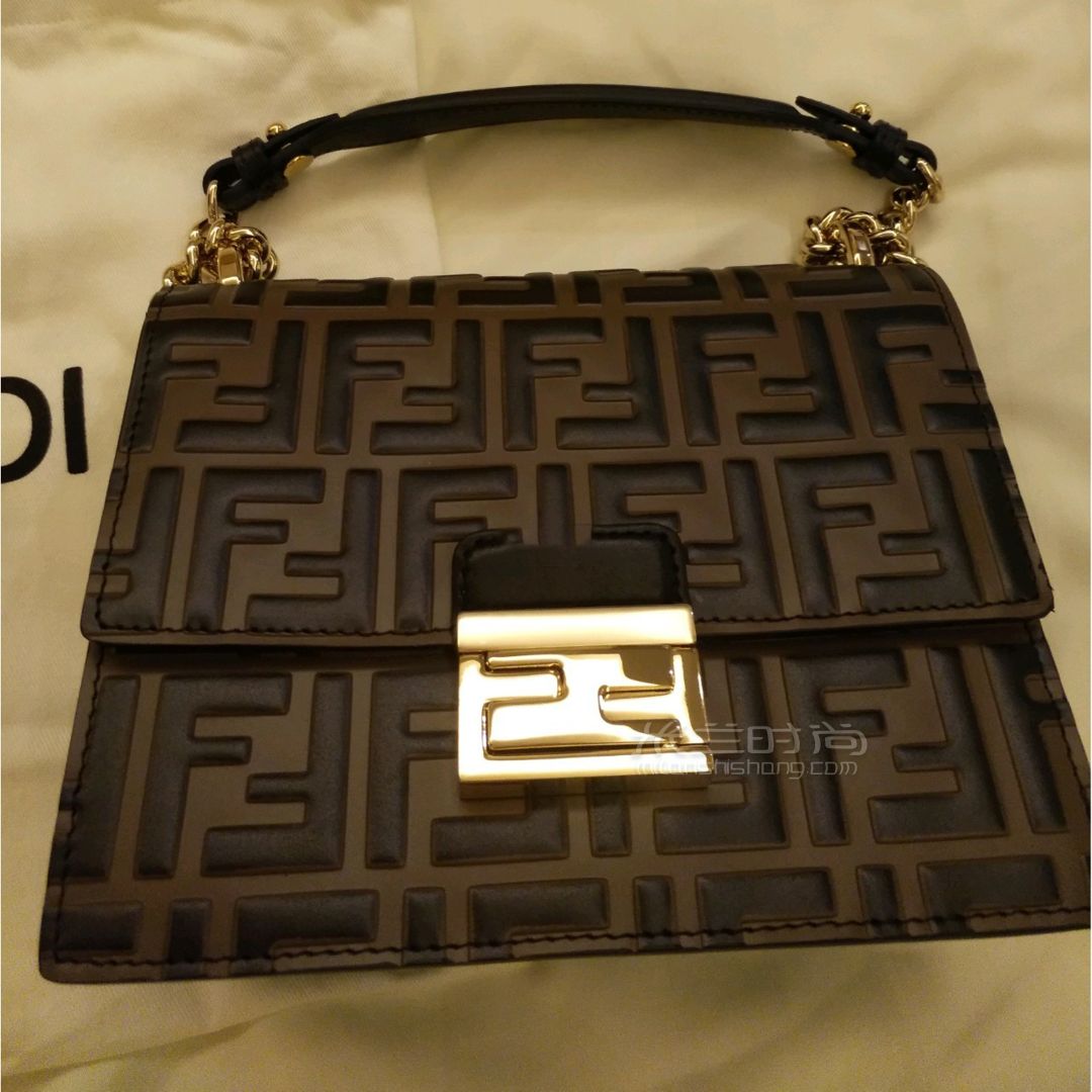 65_Fendi19年秋冬新款 kan u 老花包_箱包_时尚 (6)