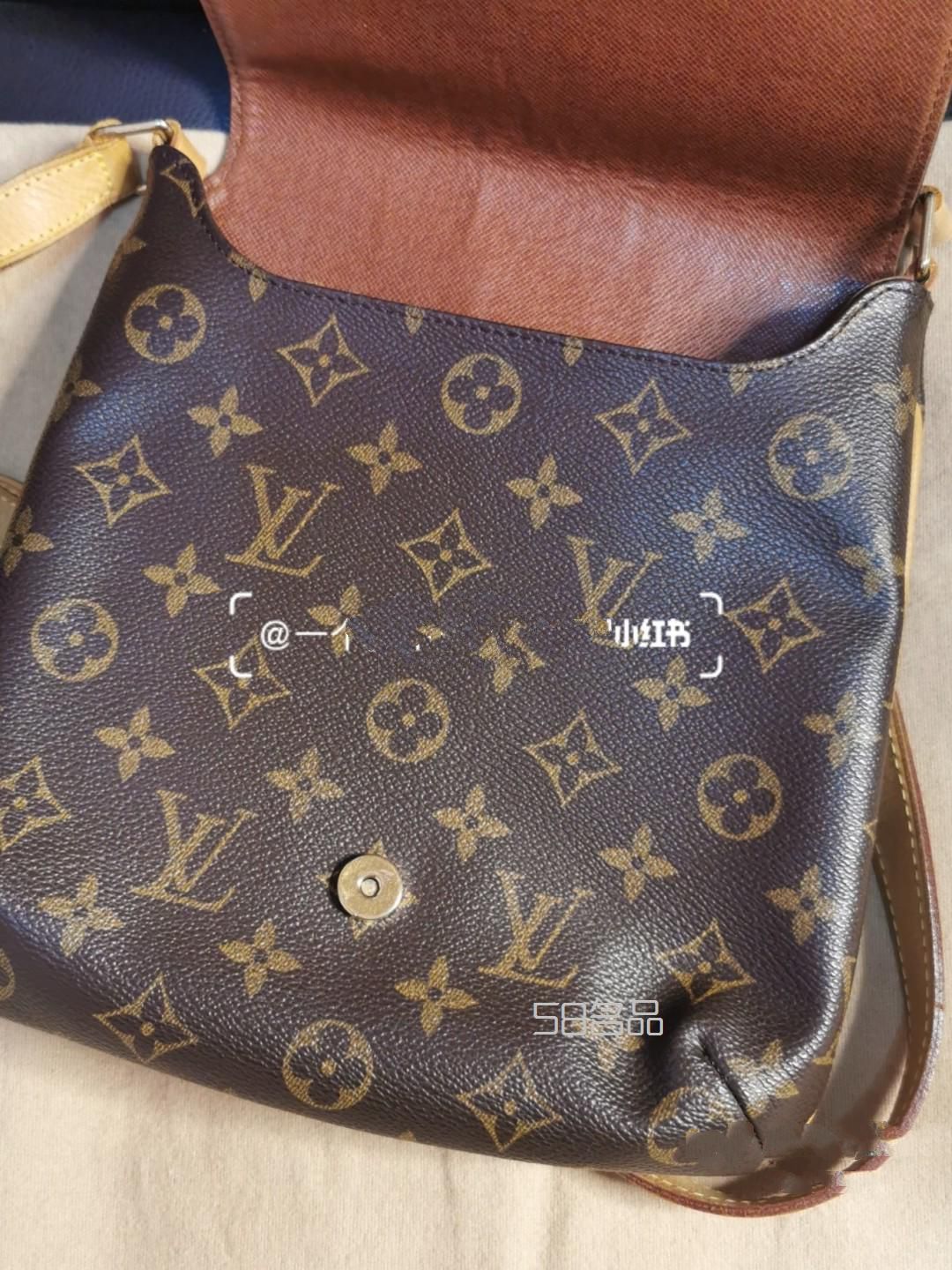 最爱vintage lv竖版王菲包中古,lv帆布包价格_12