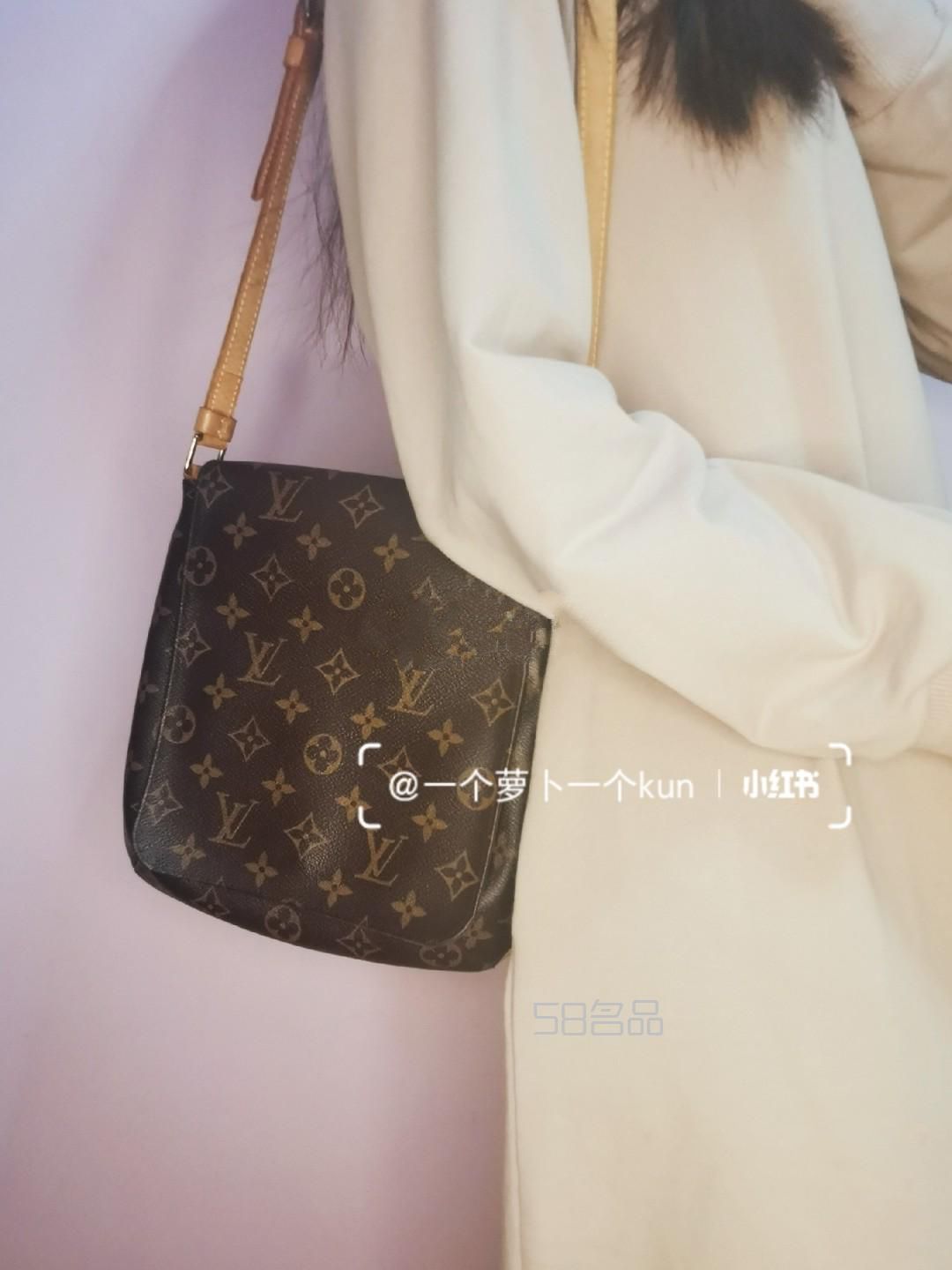 最爱vintage lv竖版王菲包中古,lv帆布包价格_1