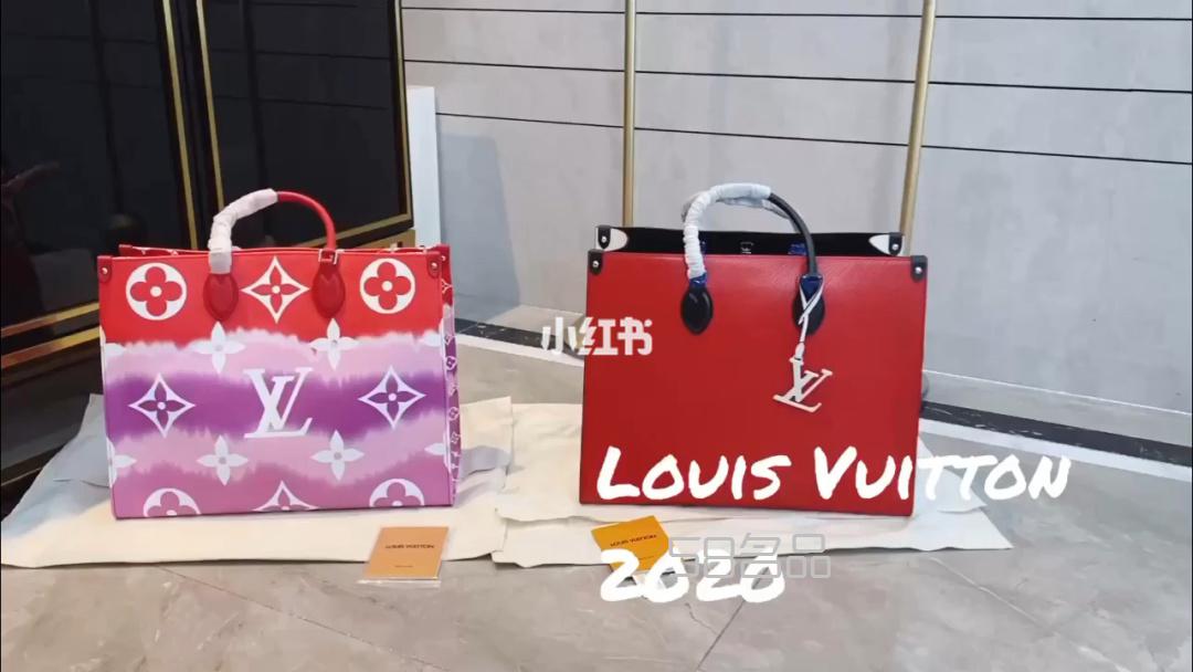 LV 托特tote包海浪水波纹沙滩包,lv两用 手包 拎包_1