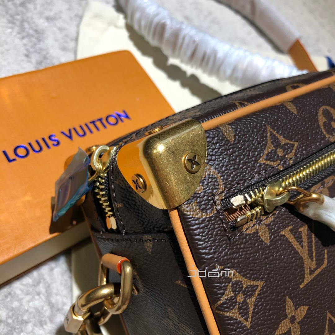 2020 新款 Lv soft trunk 复古五金链条包,lv48870价格_12