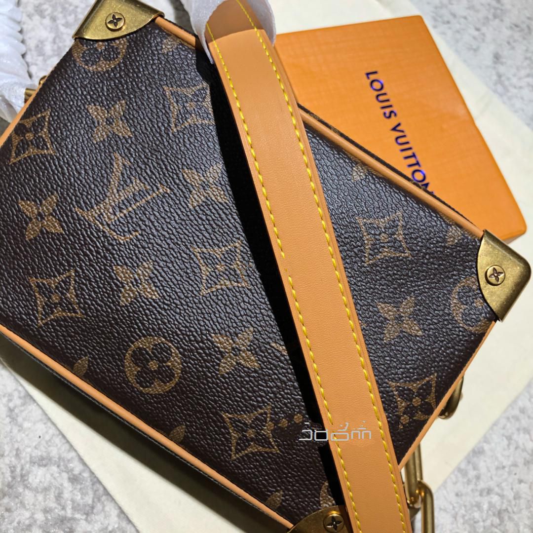 2020 新款 Lv soft trunk 复古五金链条包,lv48870价格_7