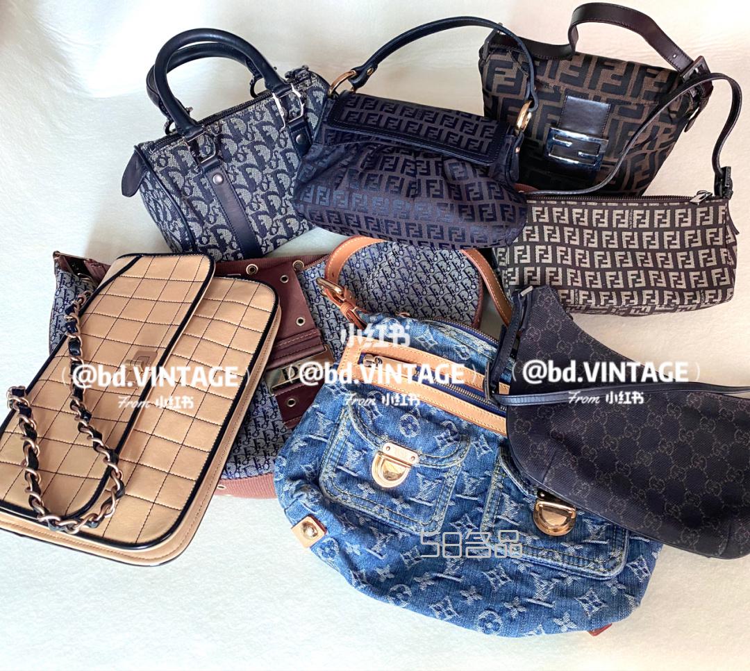 Lv Chanel Dior fendi gucci中古包包小集合,lv白色棋盘变色后_1