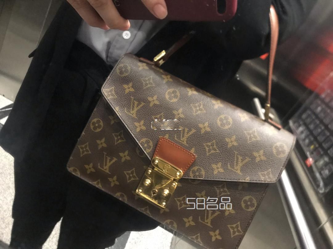 LV Vintage 中古包 协和广场,lv跟bv的差别_1