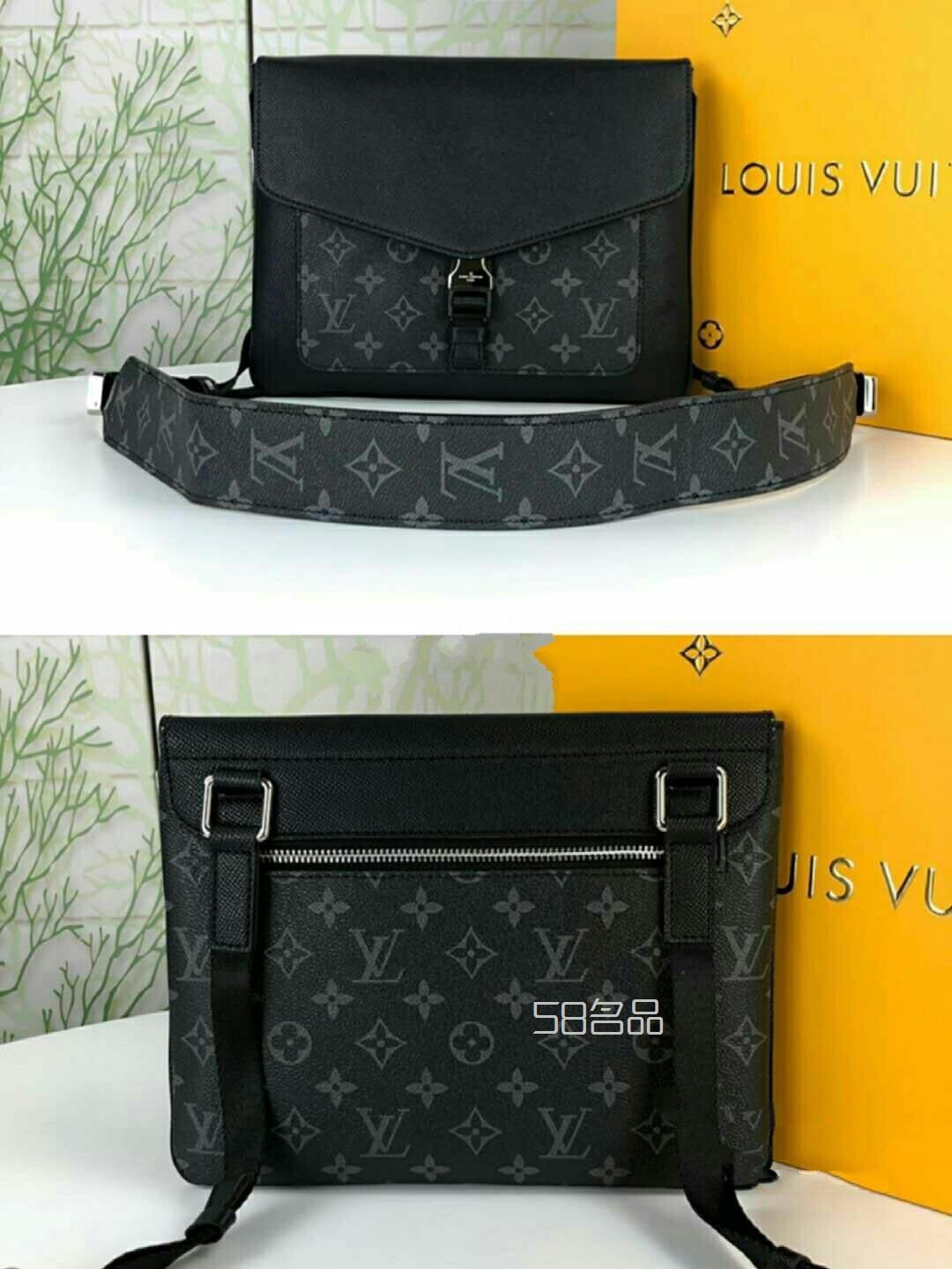 LV 新款OUTDOOR FLAP 信封包,prada荔枝皮杀手包和lv比_3