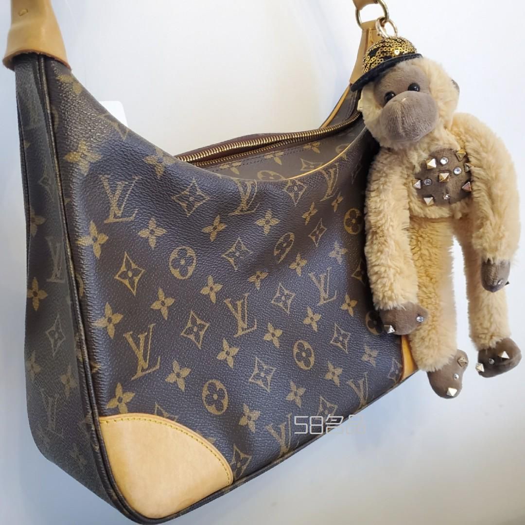 LV vintage中古包 牛角包,lv皮手环_1