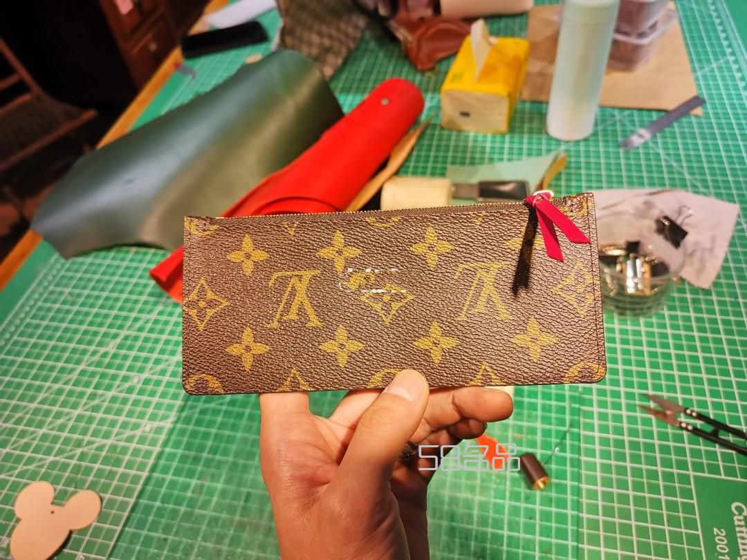 Lv老花小内袋拆包制作米老鼠挂件和发卡,lv2014年新款女包_3