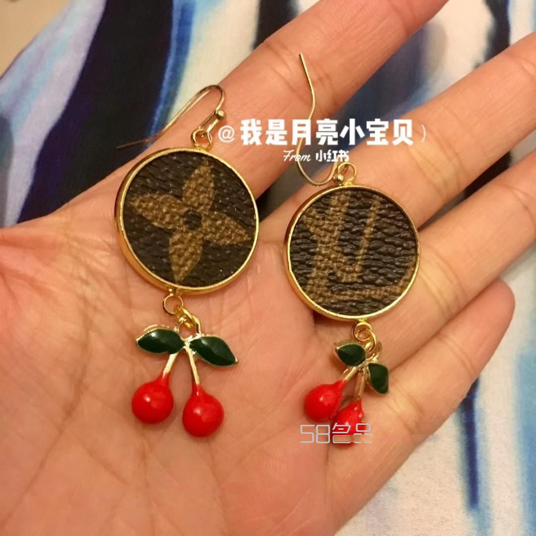 中古包拆包LV不对称樱桃耳勾,正版lv休闲鞋_1