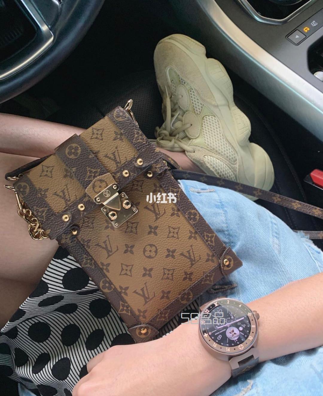 lv手机包盒子包,lv brazza 真假_1