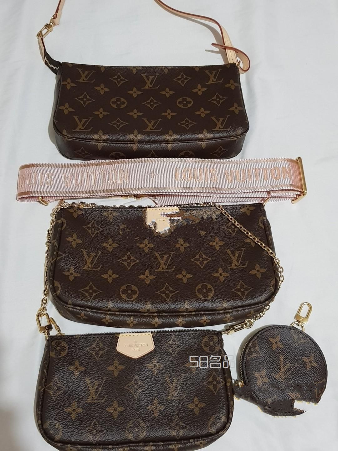 LV 中古大麻将包 VS 新款大麻将包 VS 5和1,lv钱夹序列号位置_1