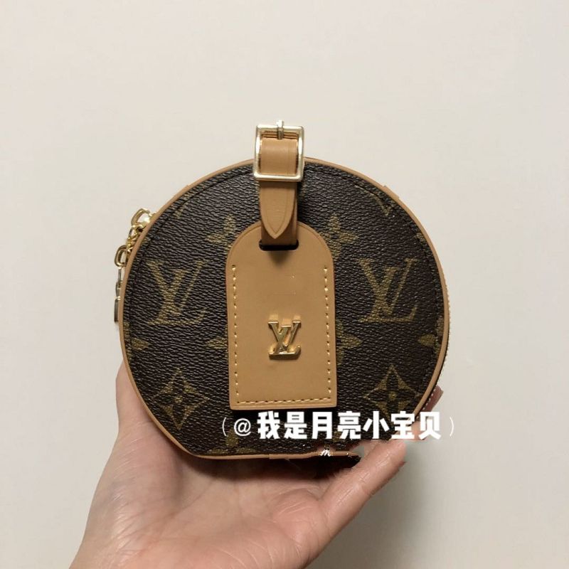 中古包拆包我的Lv 小圆饼可爱,lv neonoe水桶包橘色_9