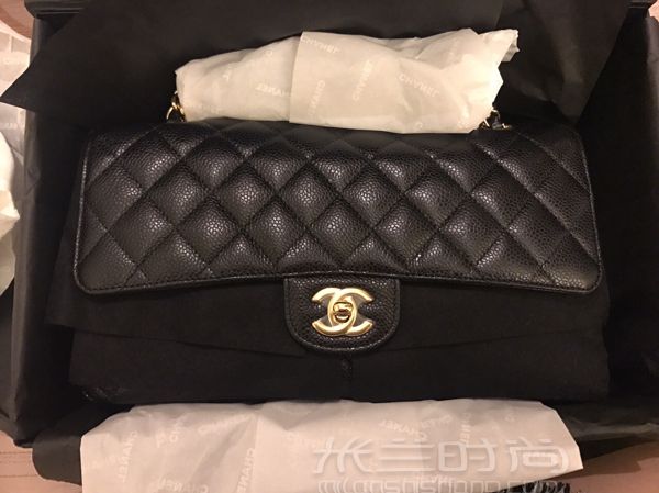 Chanel cf 中号 第一个香奈儿包包～ 5／13／2018购于海港城Chanel～_3