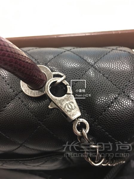 中号Chanel Coco Handle蜥蜴皮手柄_5