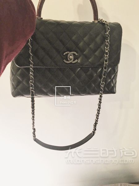 中号Chanel Coco Handle蜥蜴皮手柄_6