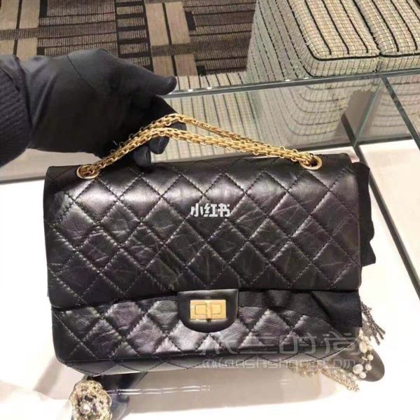 官宣Chanel 香奈儿 11月1日涨价前的疯狂 终于终于入手了中号黑金2.55包包～_1
