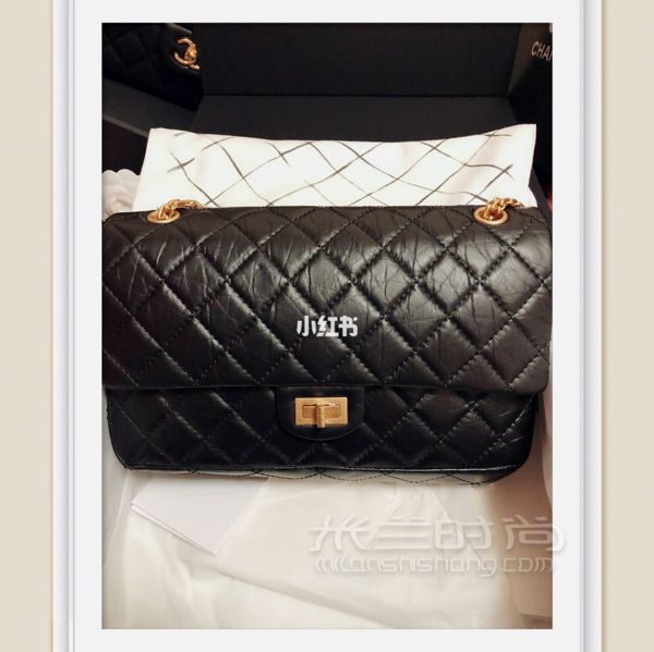 官宣Chanel 香奈儿 11月1日涨价前的疯狂 终于终于入手了中号黑金2.55包包～_2