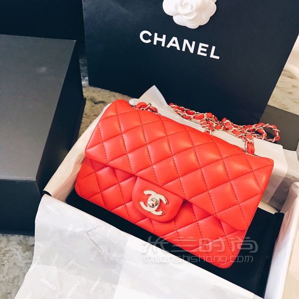 Chanel CF Mini+羊毛款Coco Handle_3