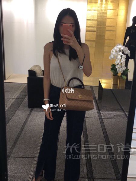 Chanel coco handle 中号 蜥蜴手柄_5