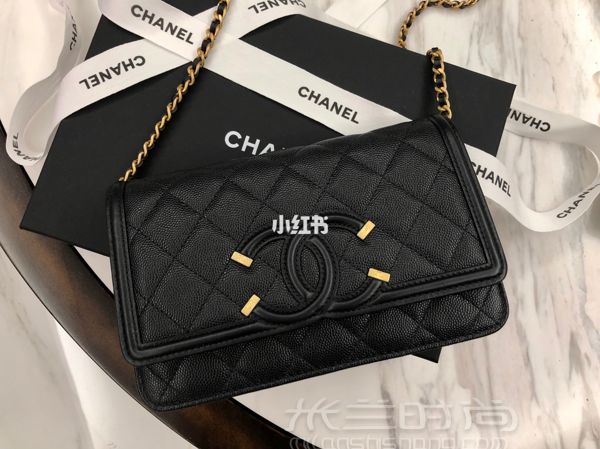 香奈儿Chanel Vanity WOC链条包_1