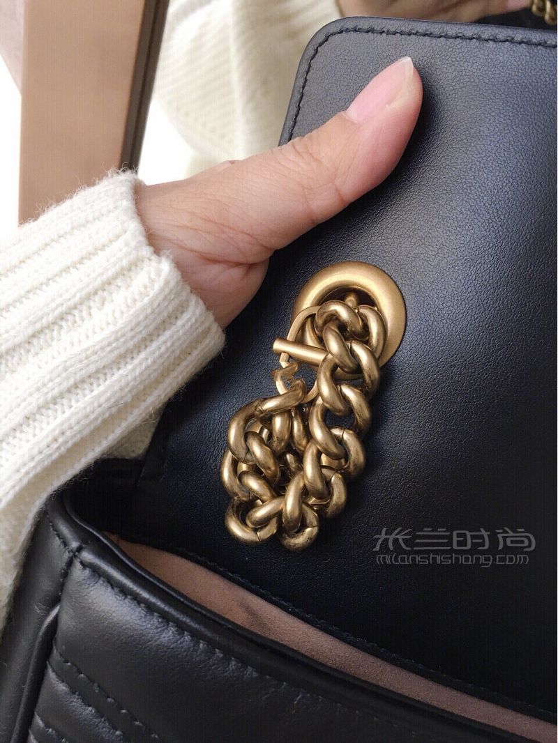 Gucci Marmont mini 上身图片 接之前这个Gucci包篇答应大家的上身图片来了_7