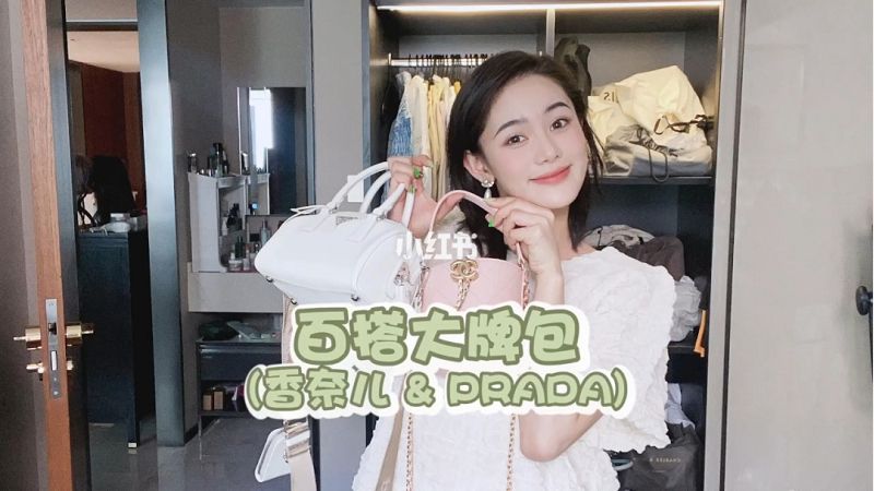 【包包分享】香奈儿粉色小水桶prada枕头包_1