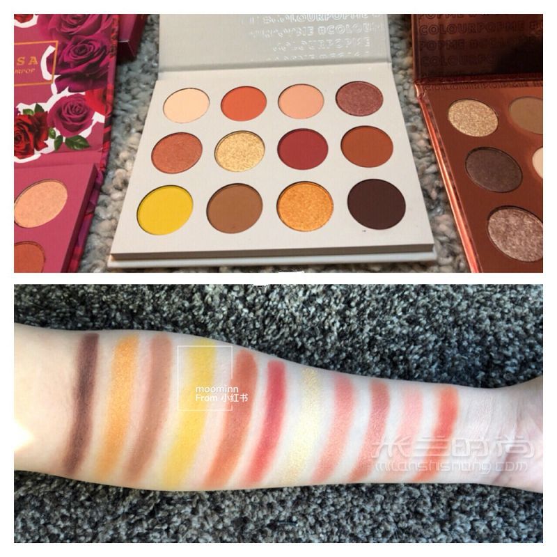 colourpop 5盘眼影盘 10色土豆泥眼影试色_3