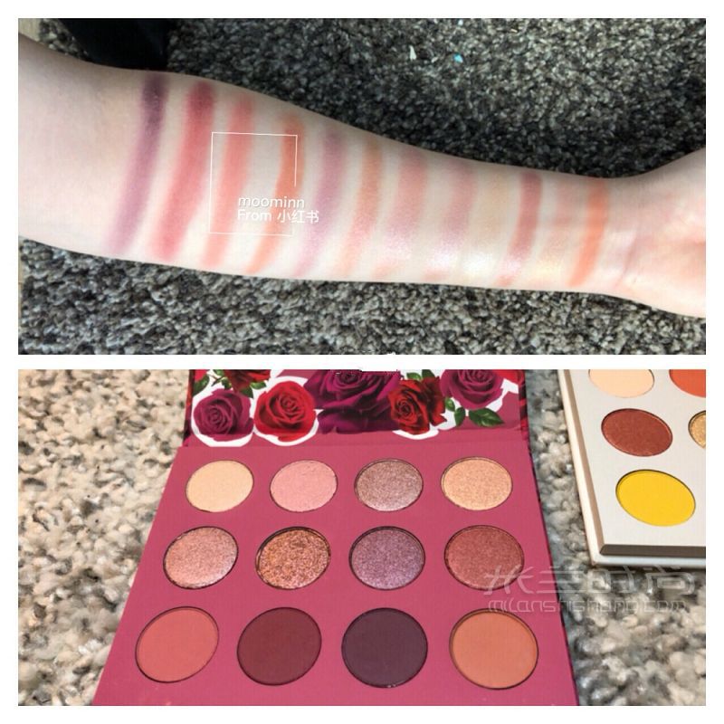 colourpop 5盘眼影盘 10色土豆泥眼影试色_4