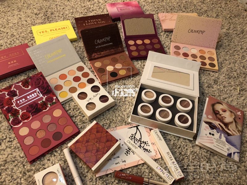 colourpop 5盘眼影盘 10色土豆泥眼影试色_2
