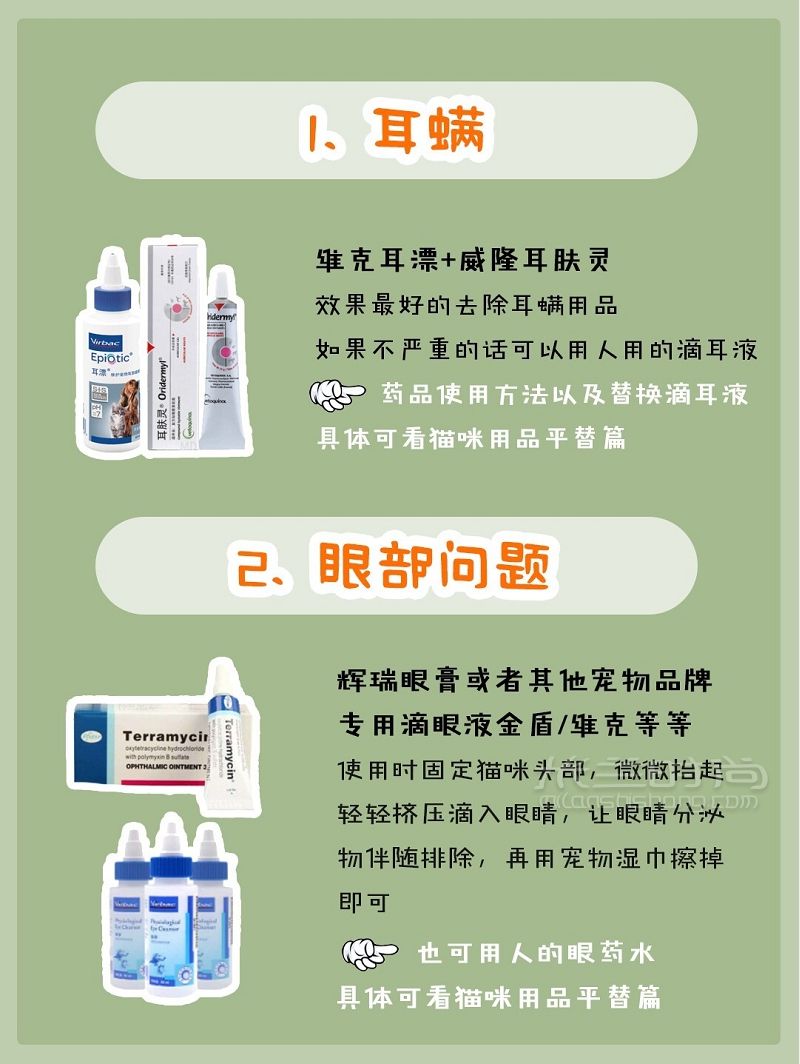 猫咪用品（医药篇）新手养猫必备养猫攻略_2