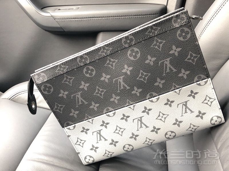 Louis Vuitton LV 路易威登 拼色字母老花手包_2