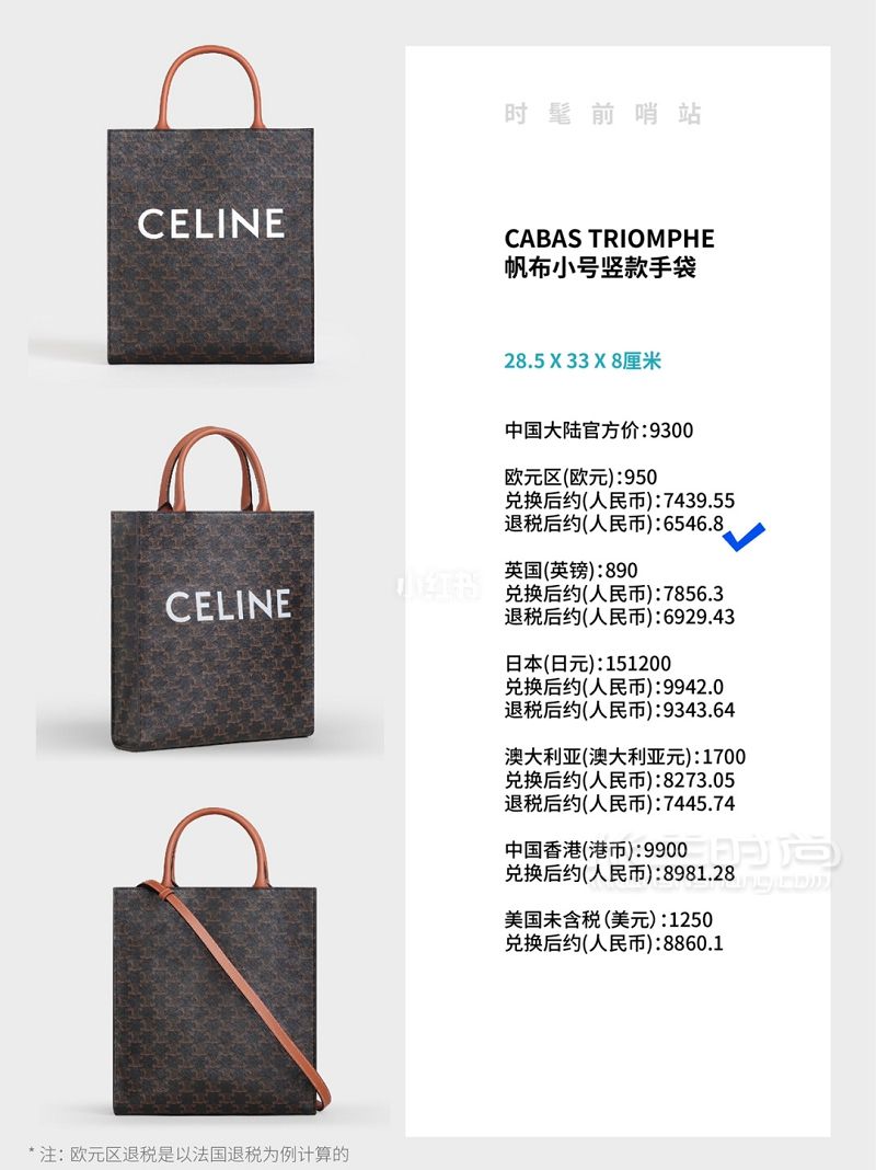 LV Celine老花包全球比价 思琳Celine_3